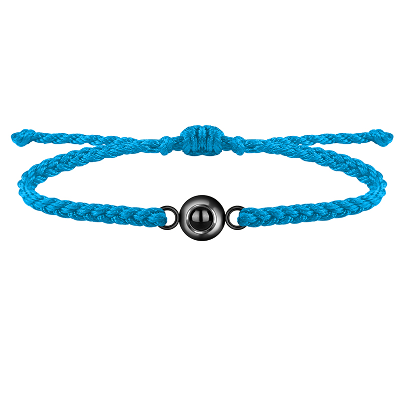 Personalized Circle Photo Bracelet - Image 4