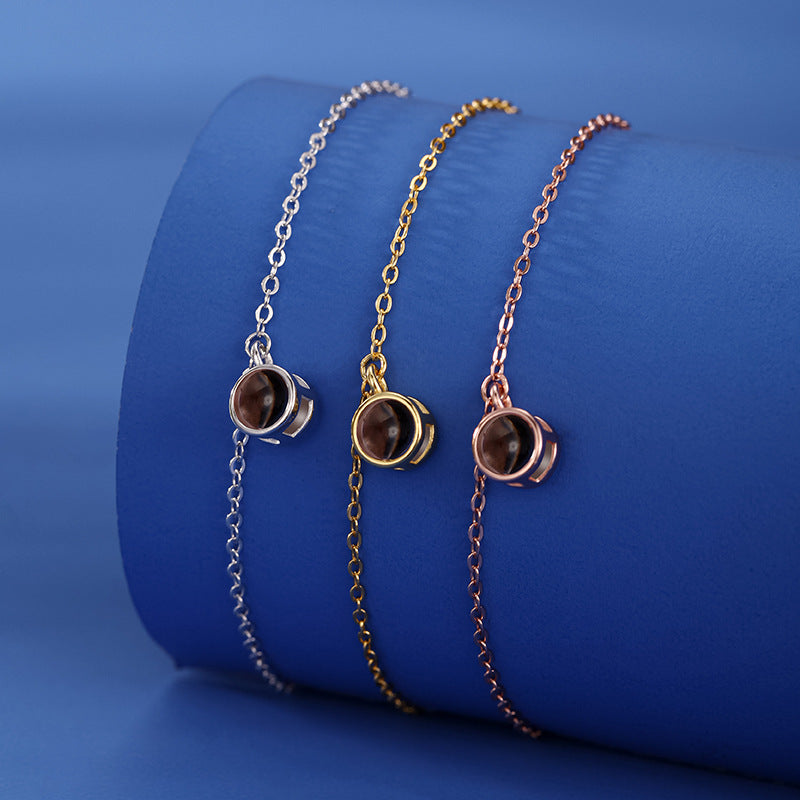 Custom Photo Projection Circle Bracelet - Image 3