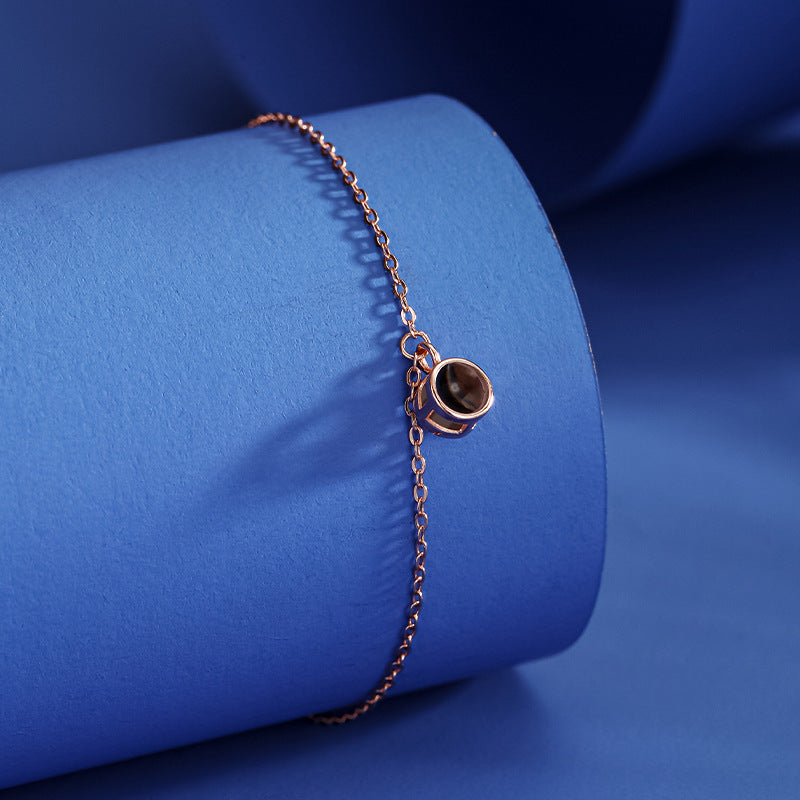 Custom Photo Projection Circle Bracelet - Image 5