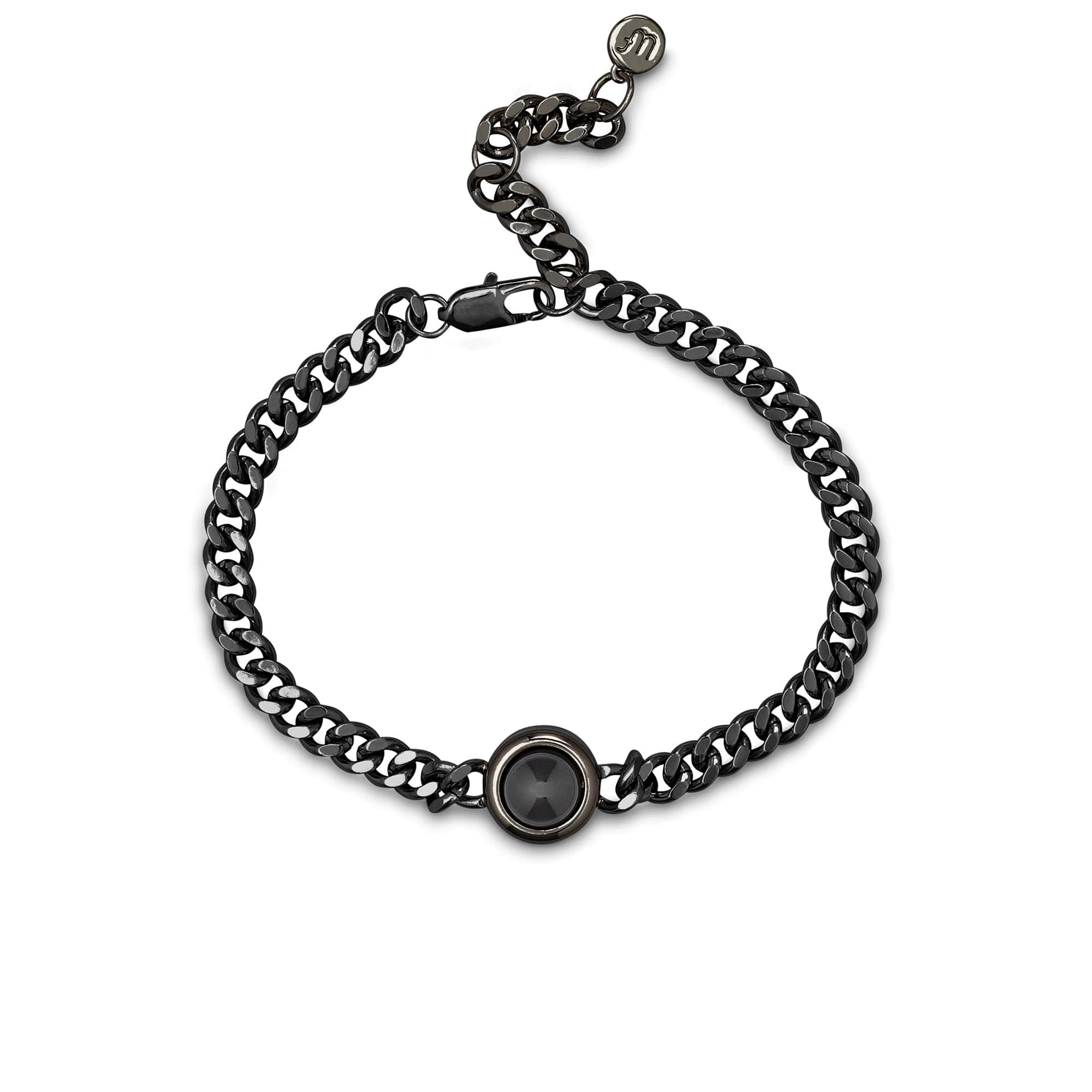 Personalized Curb Chain Photo Bracelet - Image 2