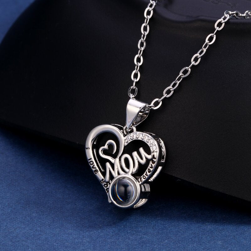 Custom Heartfelt Mom Hidden Photo Necklace - Image 4