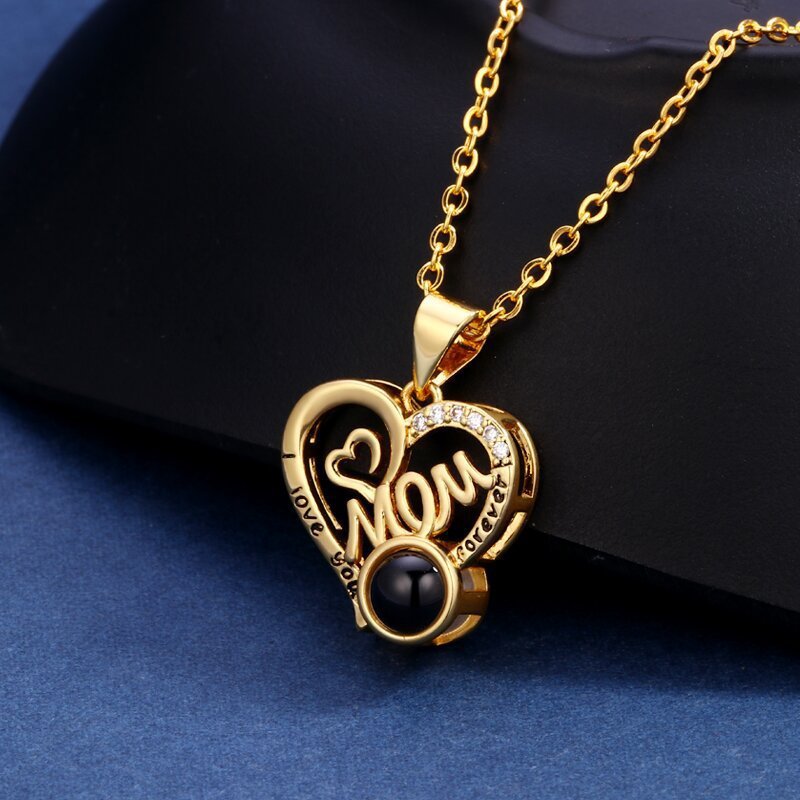 Custom Heartfelt Mom Hidden Photo Necklace - Image 2