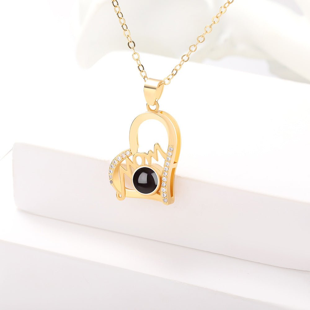 Custom Mom Hidden Photo Necklace - Image 2