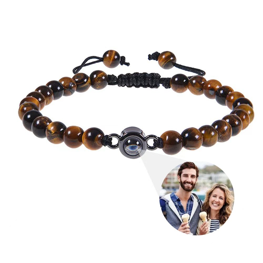 Customised Frosted Stone Projection Bracelet - Image 3