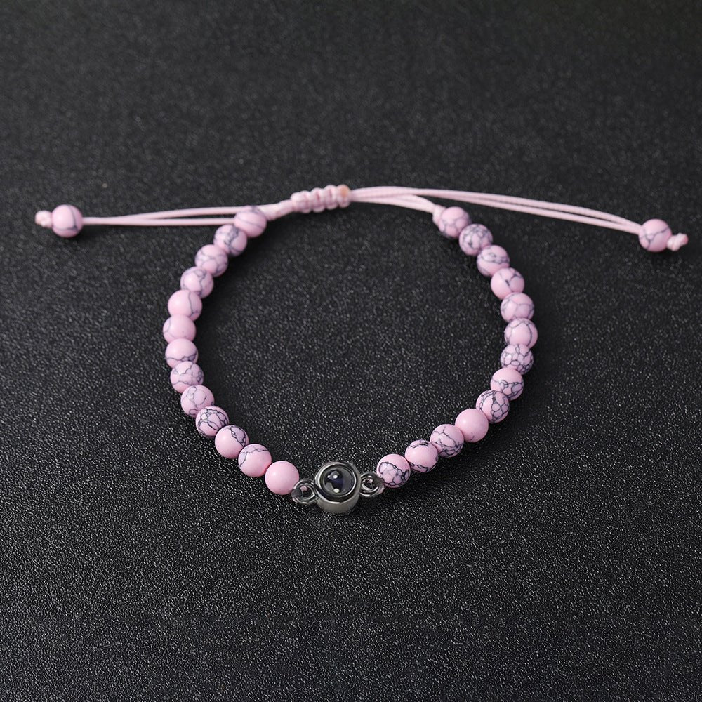 Customised Frosted Stone Projection Bracelet - Image 9