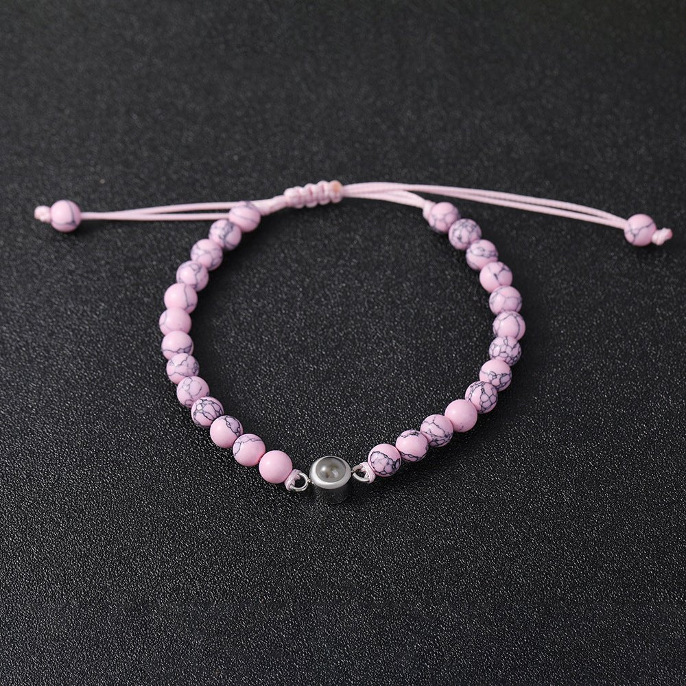 Customised Frosted Stone Projection Bracelet - Image 12