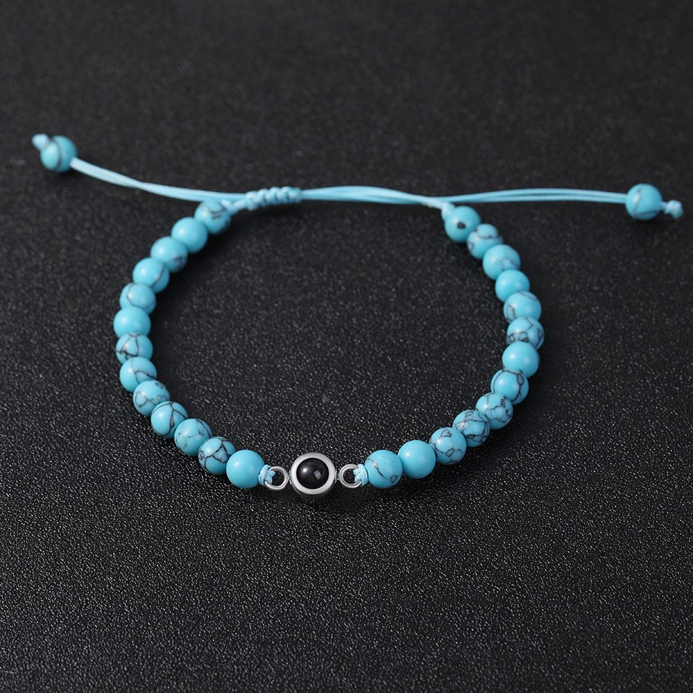 Customised Frosted Stone Projection Bracelet - Image 10